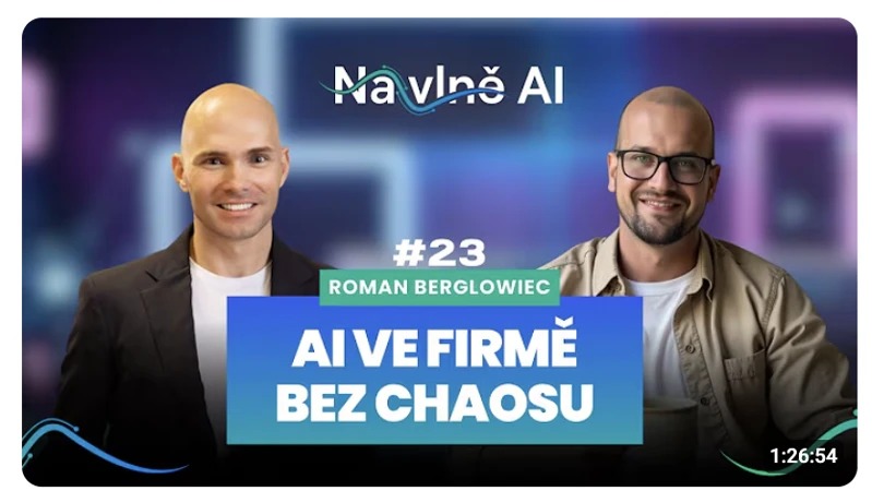 Náhled rozhovoru: Jak automatizovat firmu pomocí AI
