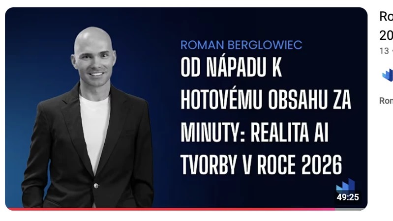 Náhled rozhovoru: Od nápadu k hotovému obsahu za minuty: Realita AI tvorby v roce 2026